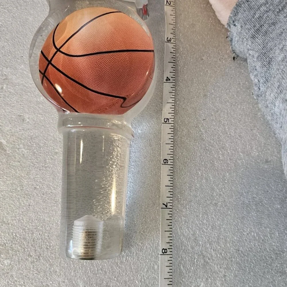 COORS‎ LIGHT BASKETBALL Beer Tap Handle Clear Acrylic NBA NCAA Man Cave Garage